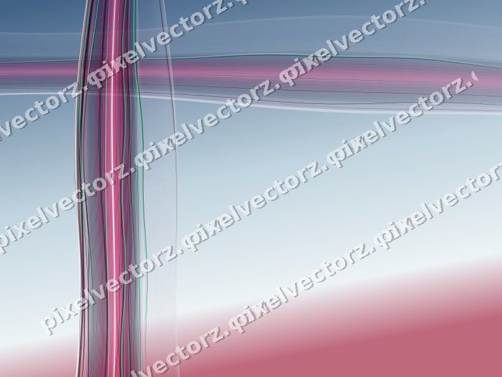 Abstract glass arc in lime and pink