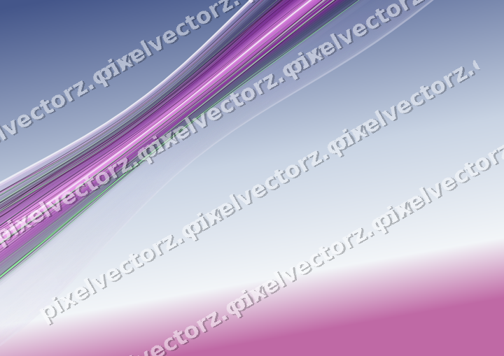 Abstract glass arc in purple and blue