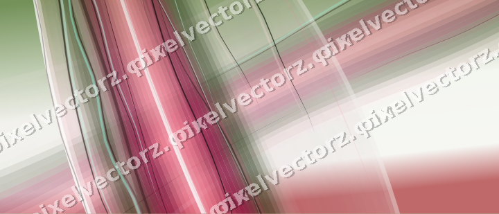 Abstract glass arc in pink and dark lime