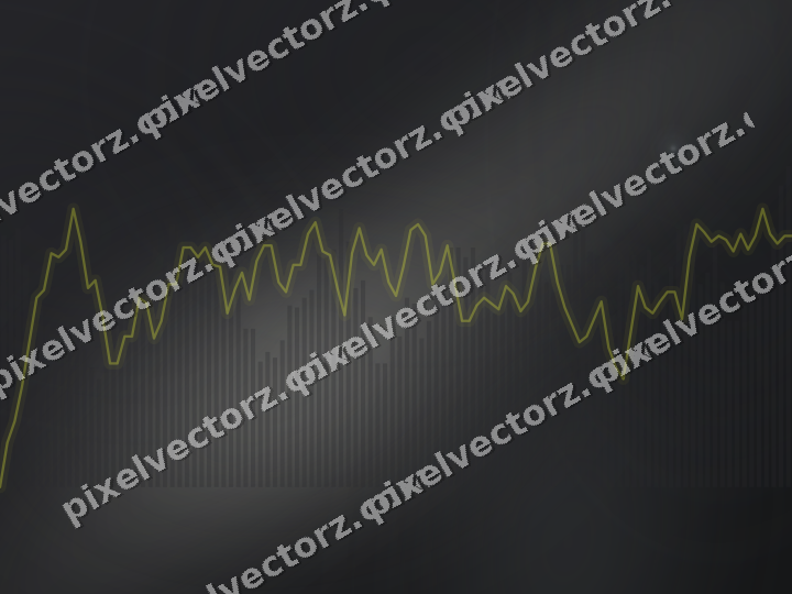 Leuchtender Neon Diagramm Hintergrund in Gelb und Grau