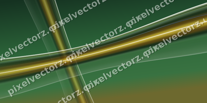 Abstract glass arc in dark green and amber