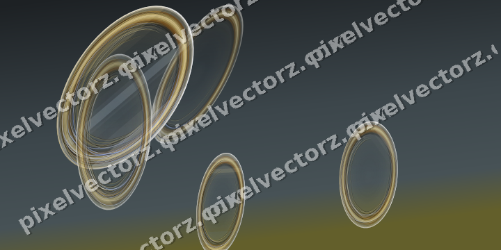 Abstract glass arc in amber and grey