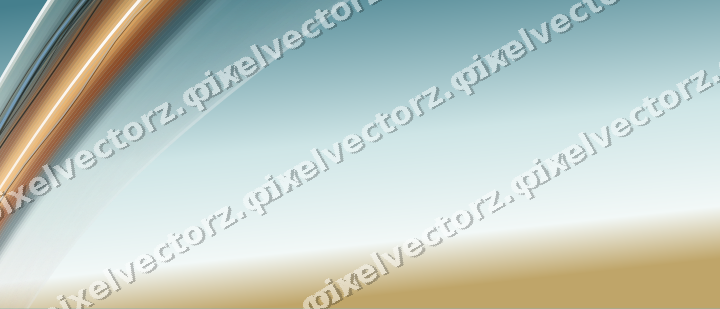 Abstract glass arc in pink and cyan