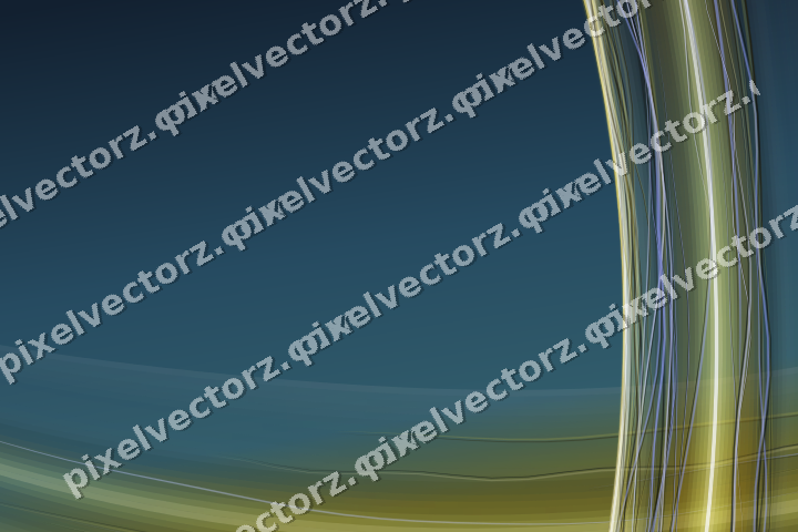 Abstract glass arc in dark amber and yellow