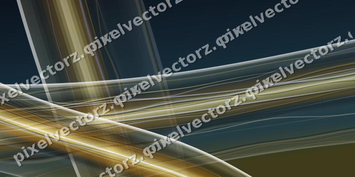 Abstract glass arc in lime and yellow