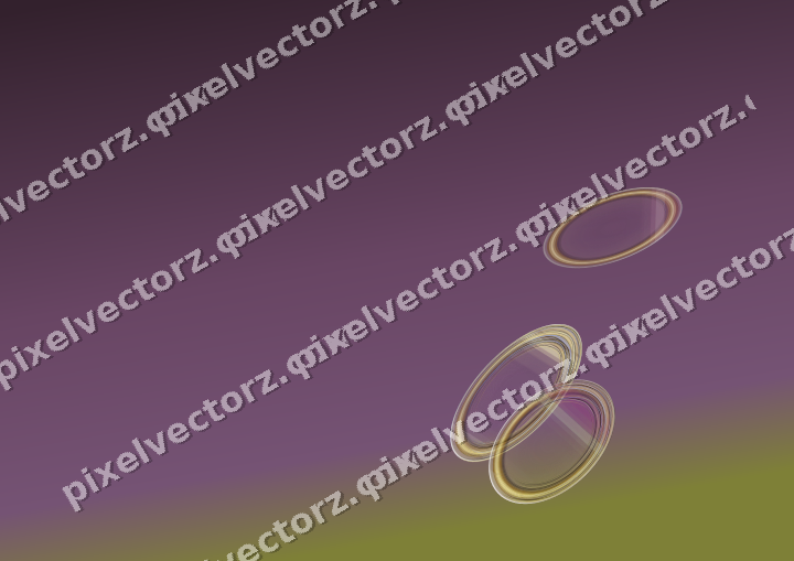Abstract glass arc in dark magenta and lime
