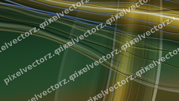 Abstract glass arc in dark green and amber