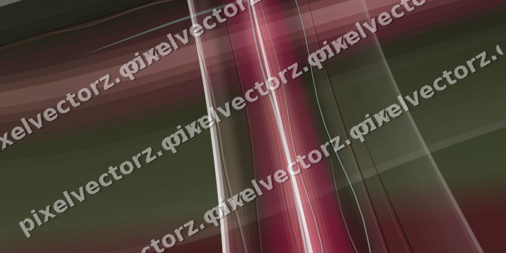 Abstract glass arc in pink and dark lime