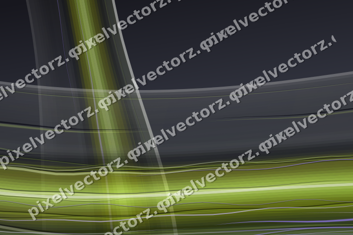 Abstract glass arc in purple and lime