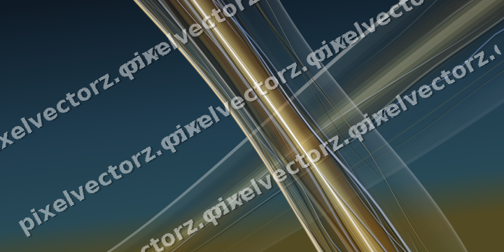 Abstract glass arc in orange and amber