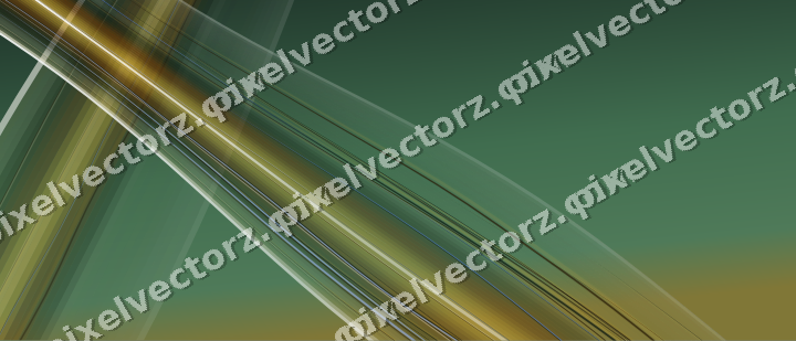 Abstract glass arc in dark green and amber