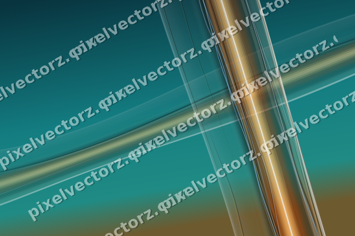 Abstract glass arc in pink and cyan