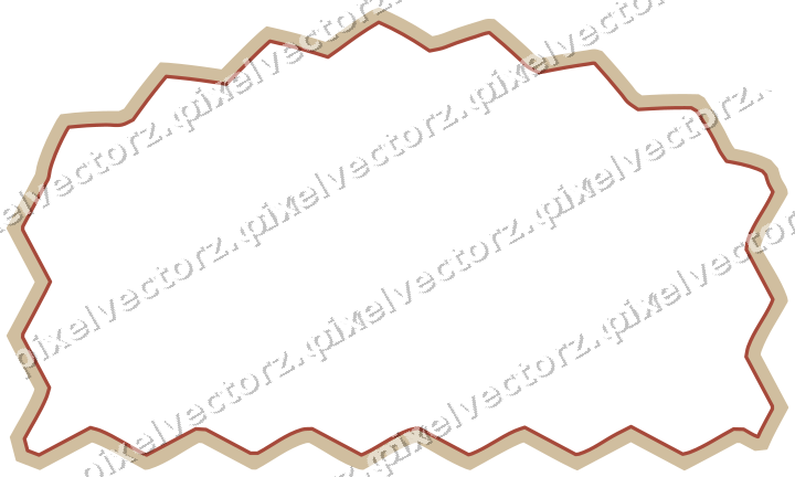 Dekorativer Zierrahmen in Orange und Bernstein mit Tafel