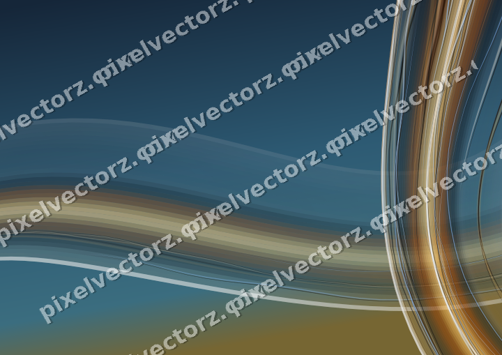 Abstract glass arc in red and orange