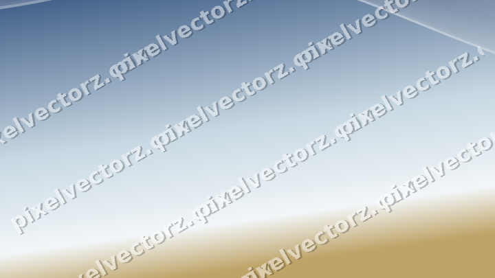 Abstract glass arc in dark blue and orange