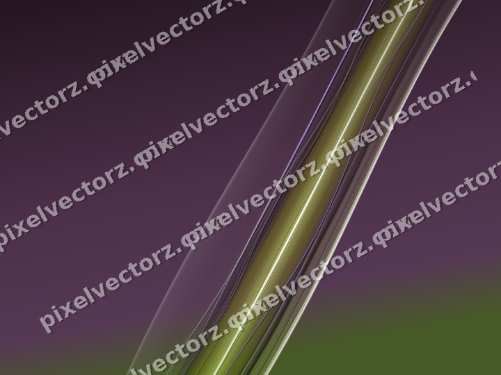 Abstract glass arc in dark magenta and lime