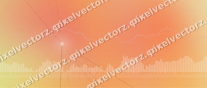 Zarter Pastell Diagramm Hintergrund in Orange und Bernstein