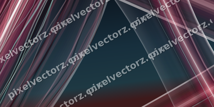 Abstract glass arc in pink and dark lime