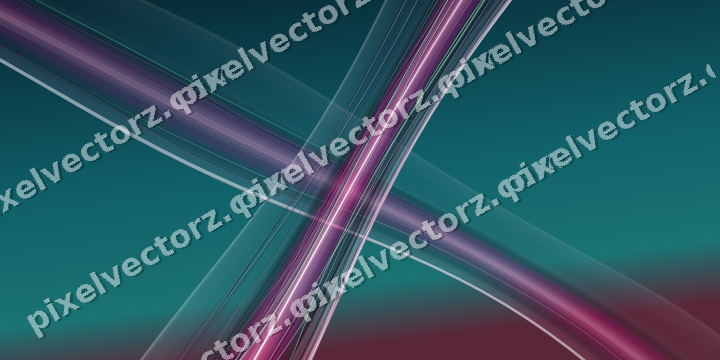 Abstract glass arc in magenta and purple