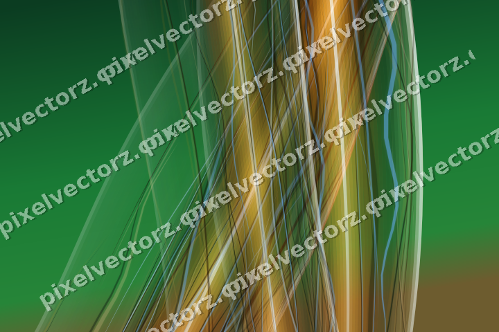 Abstract glass arc in red and orange