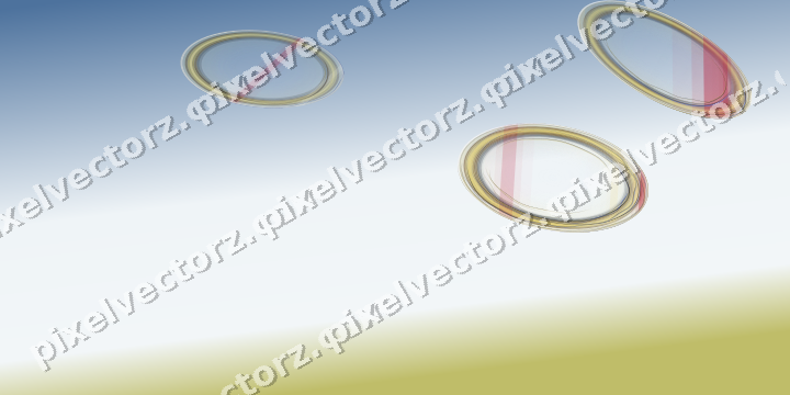 Abstract glass arc in dark pink and red