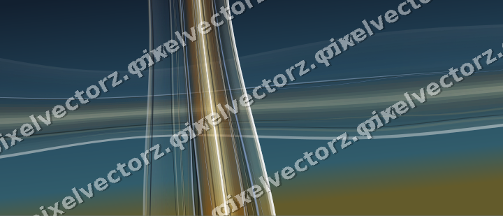 Abstract glass arc in dark pink and red