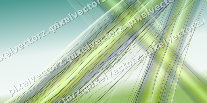 Abstract glass arc in green and lime