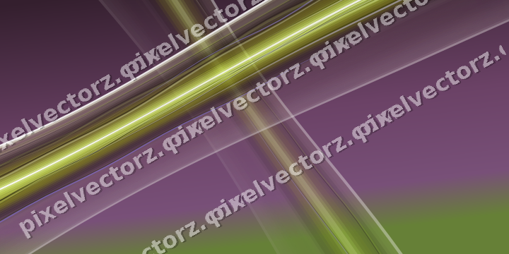 Abstract glass arc in dark magenta and lime