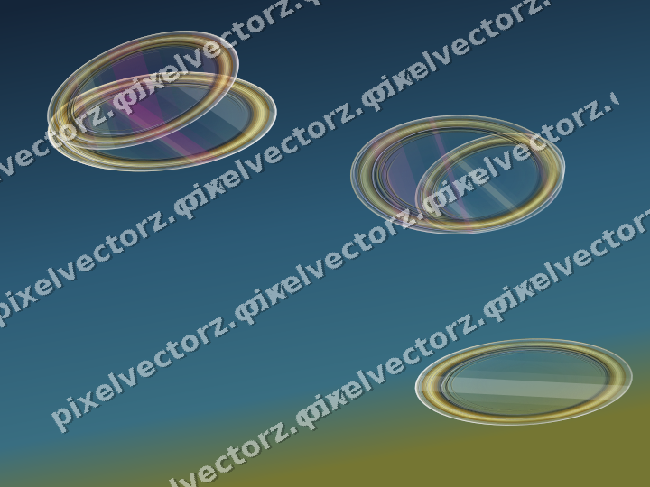 Abstract glass arc in dark magenta and lime