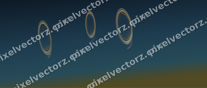 Abstract glass arc in dark magenta and amber