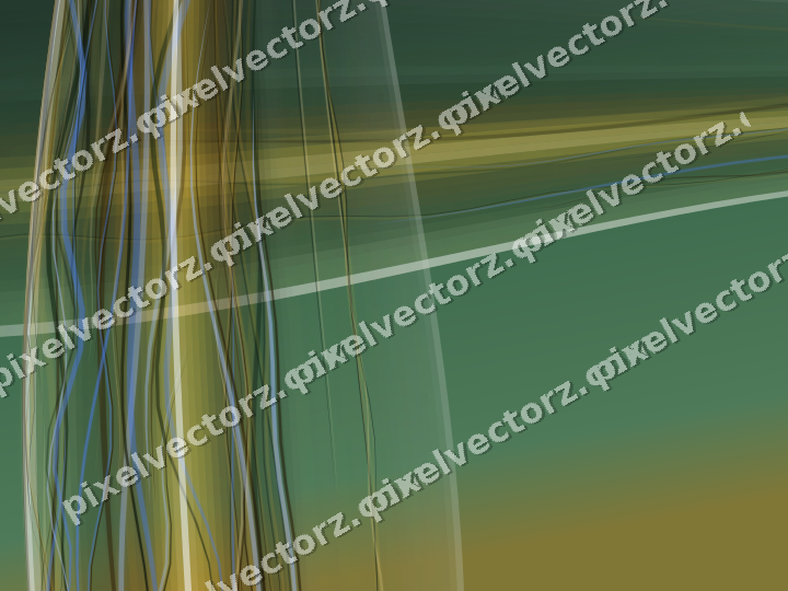 Abstract glass arc in dark green and amber