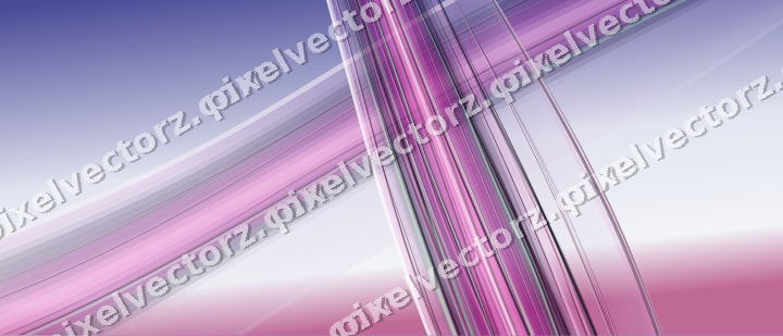 Abstract glass arc in purple and blue