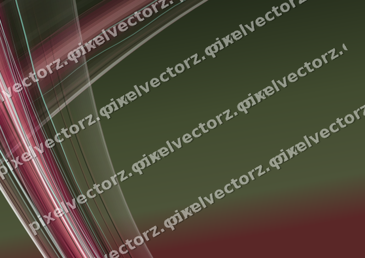 Abstract glass arc in pink and dark lime