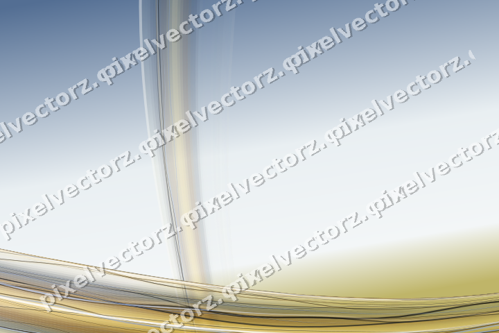 Abstract glass arc in amber and green