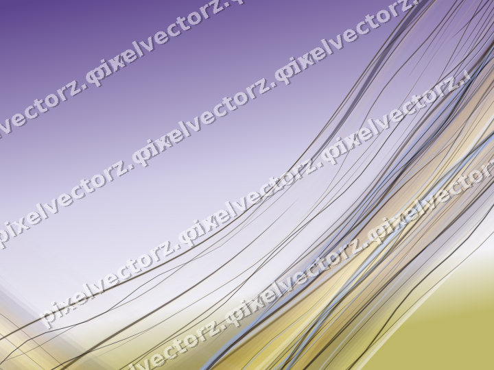 Abstract glass arc in amber and purple