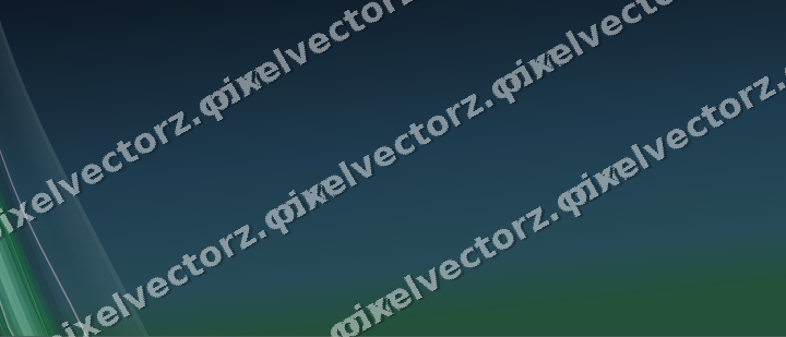 Abstract glass arc in green and teal