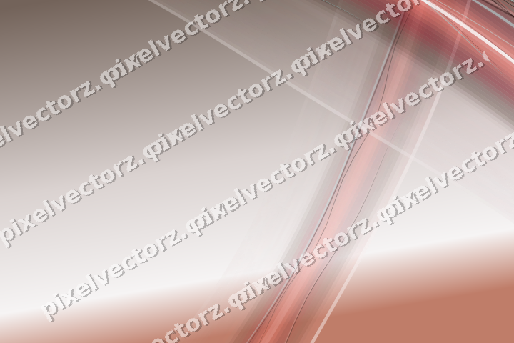 Abstract glass arc in red and pale amber