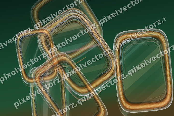 Abstract glass arc in pale pink and pale amber