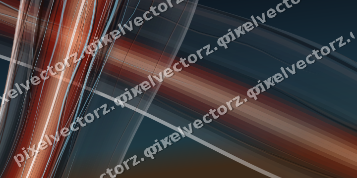 Abstract glass arc in dark green and orange