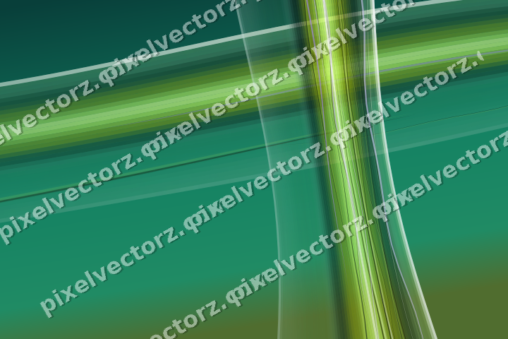 Abstract glass arc in green and lime