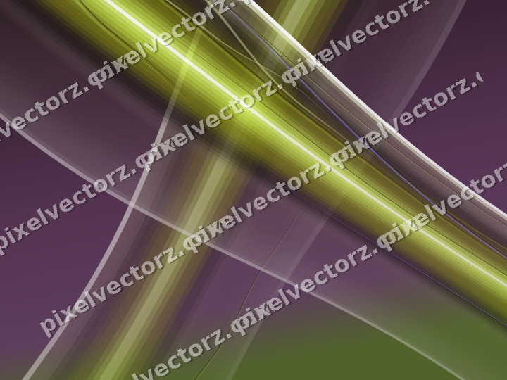 Abstract glass arc in dark magenta and lime