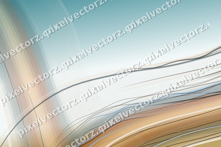 Abstract glass arc in dark teal and orange