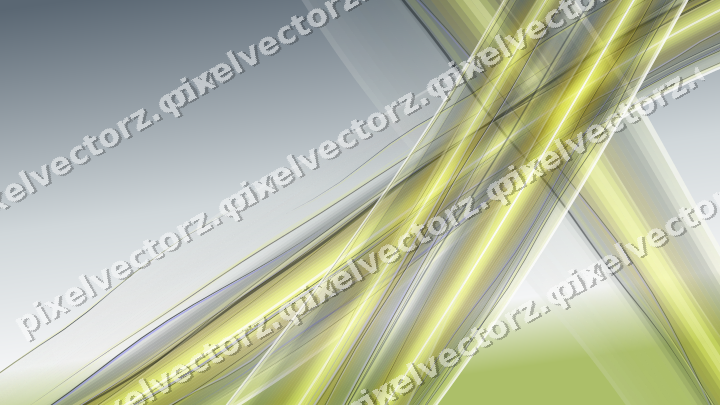 Abstract glass arc in yellow and grey