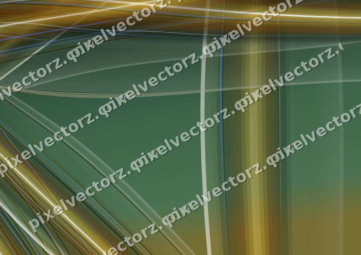 Abstract glass arc in dark green and amber