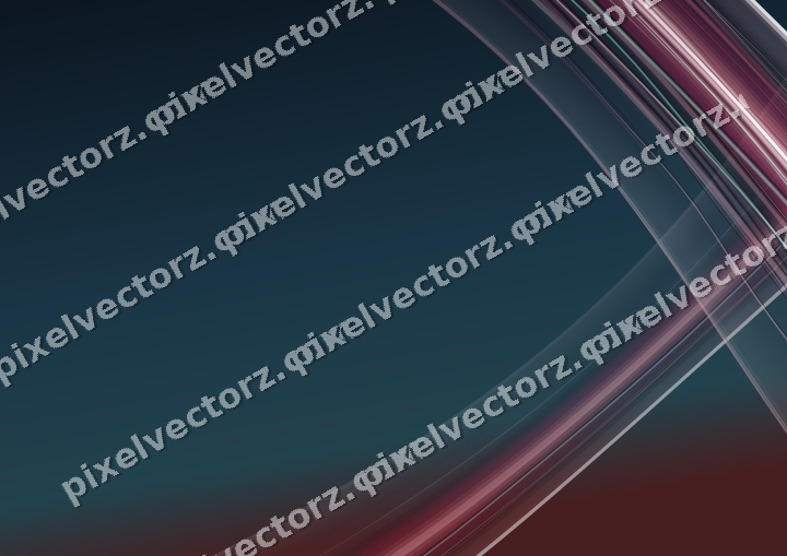Abstract glass arc in pink and dark lime