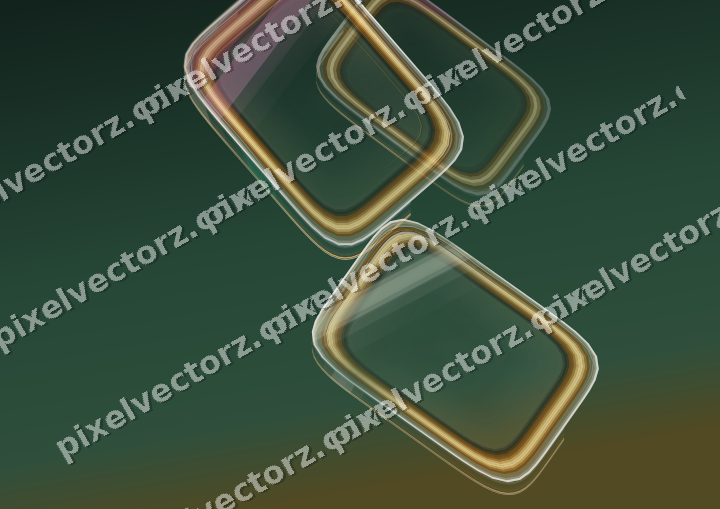 Abstract glass arc in dark magenta and pink
