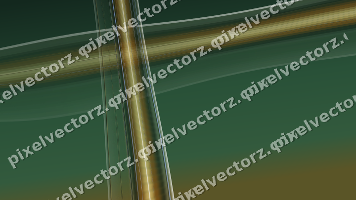Abstract glass arc in amber and dark green