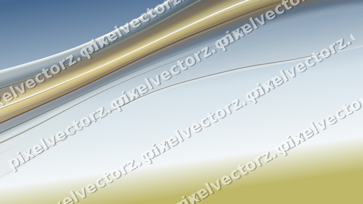 Abstract glass arc in amber and pale orange