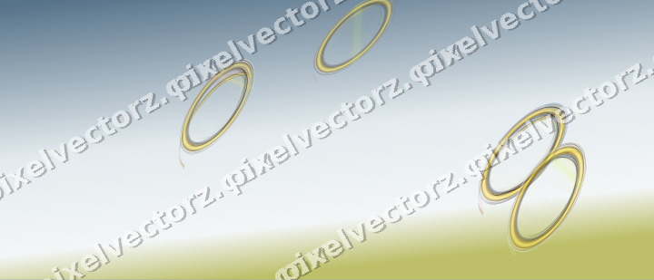 Abstract glass arc in lime and amber