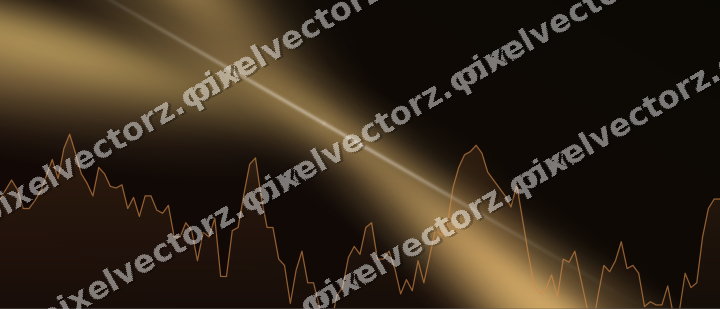 Leuchtender Neon Diagramm Hintergrund in Orange und Bernstein